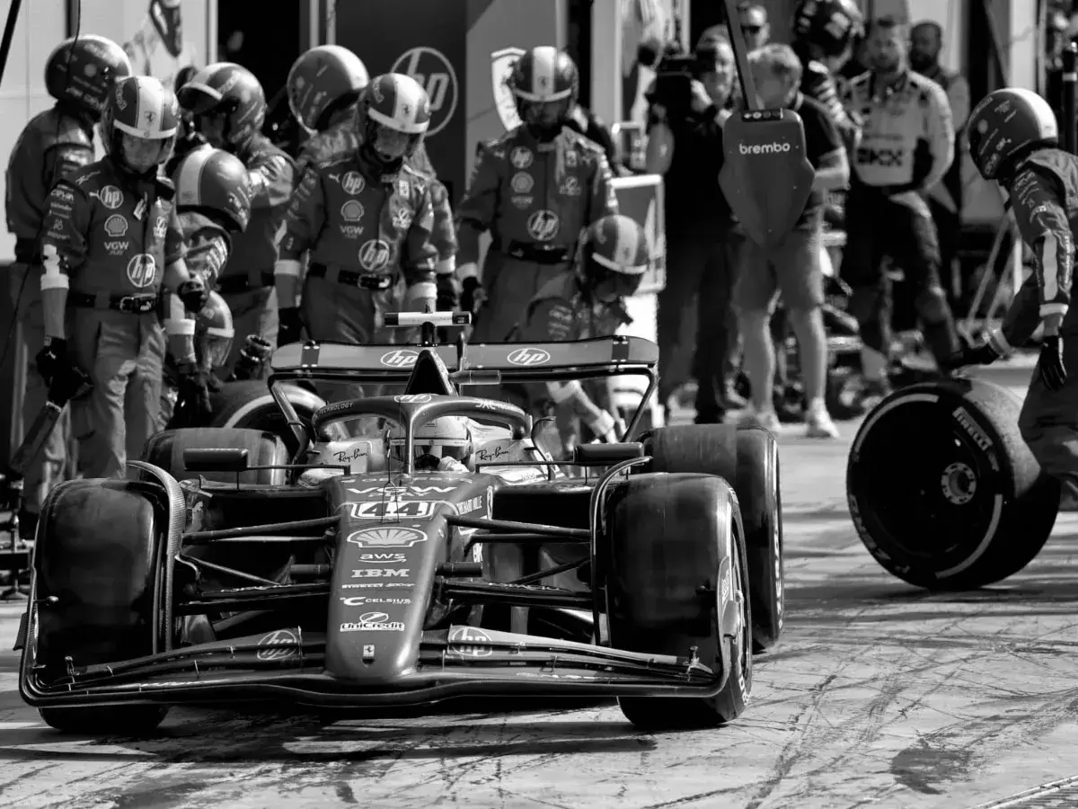 Ferrari paddock